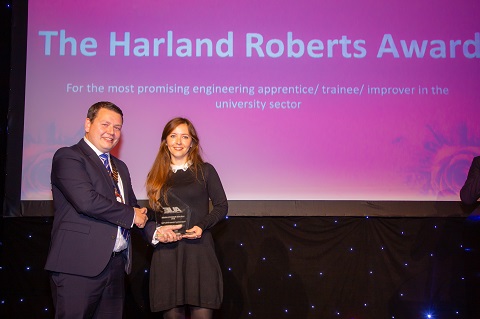 Charlotte Richardson - Harland Roberts award 2019