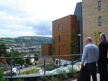 Uni of South Wales overlooking hills