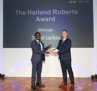 David Larbie, Harland Roberts winner
